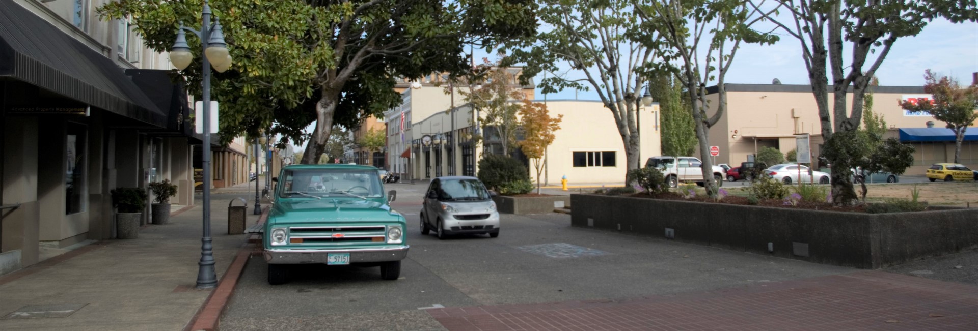 Central Ave old and new